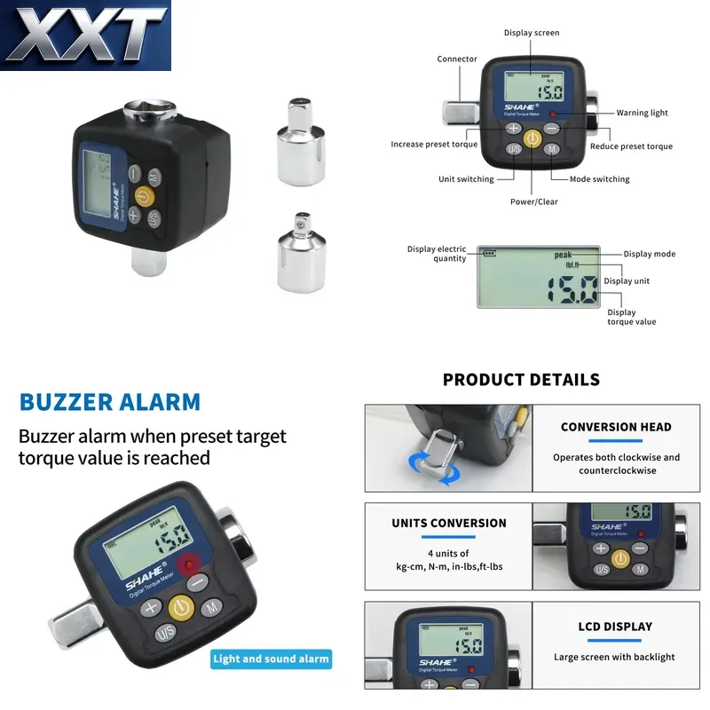 Electronics Repair Tools - XXT 샤헤 디지털 토크 렌치 어댑터