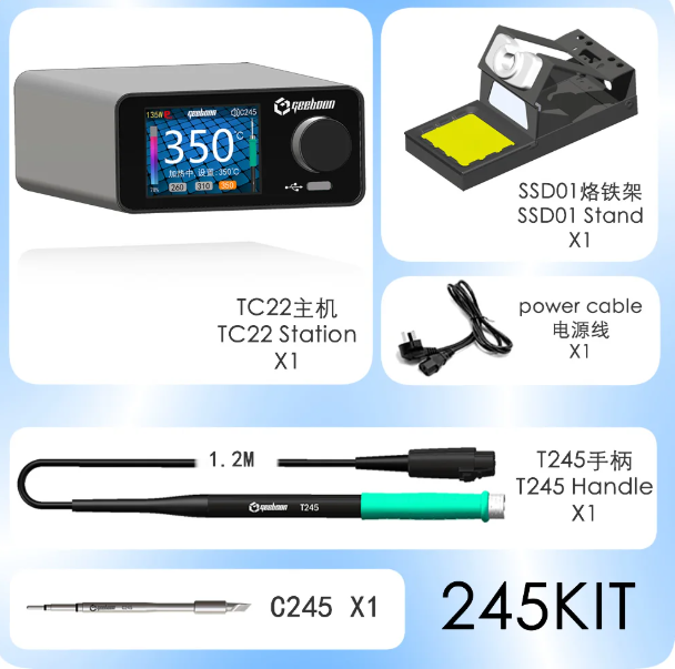 TC22 240W 납땜 스테이션 키트, SDC02 납땜 - Electronics Repair In Usa 리뷰 및 가격